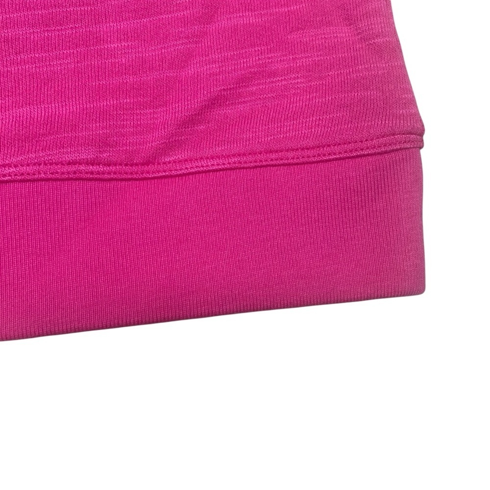 Crewcuts Bright Pink French Terry Sweatshirt 100% Cotton Pullover NWT Size M - Picture 4 of 11